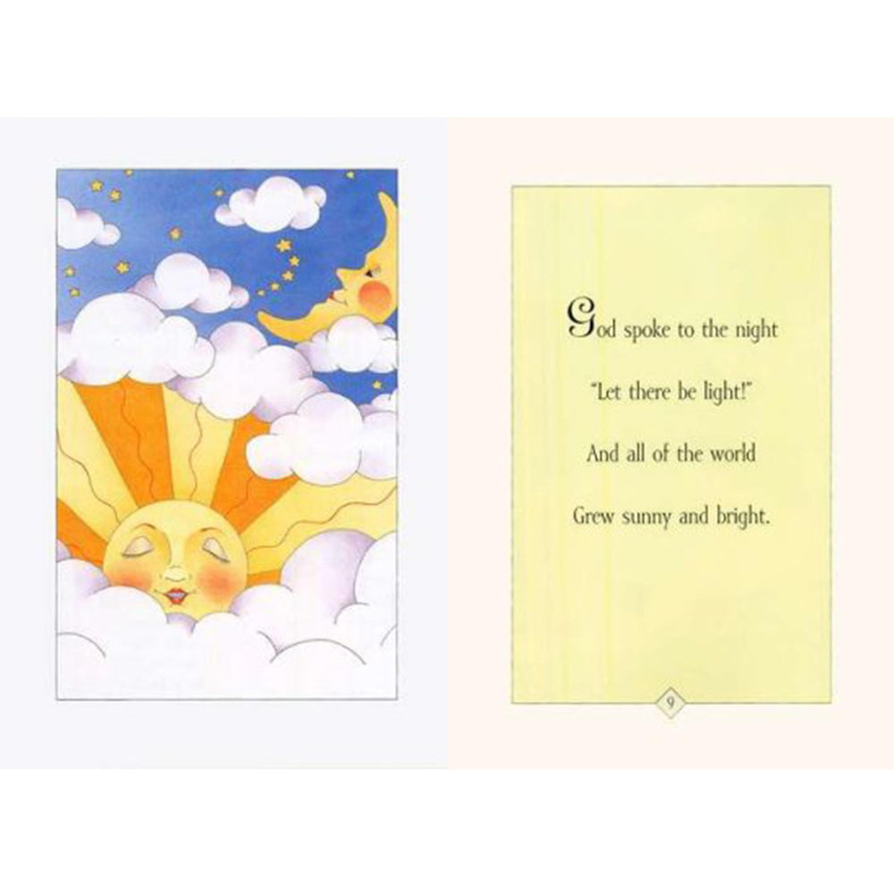 Elskandi baby first bible and cross—cherished baptismal keepsake for years.