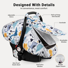Elstey car-seat-cover-360-protection-elastic-band stays securely fitted on multiple seats.