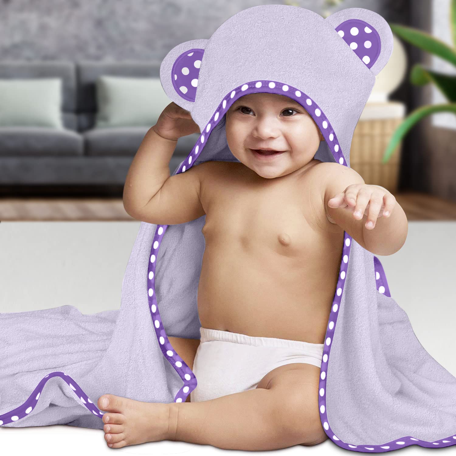 ELSVIN 30x30 towel—large size for growing kids
