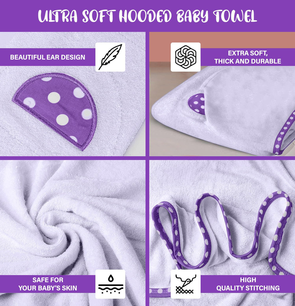 ELSVIN set of 2 baby towels—versatile for growing children