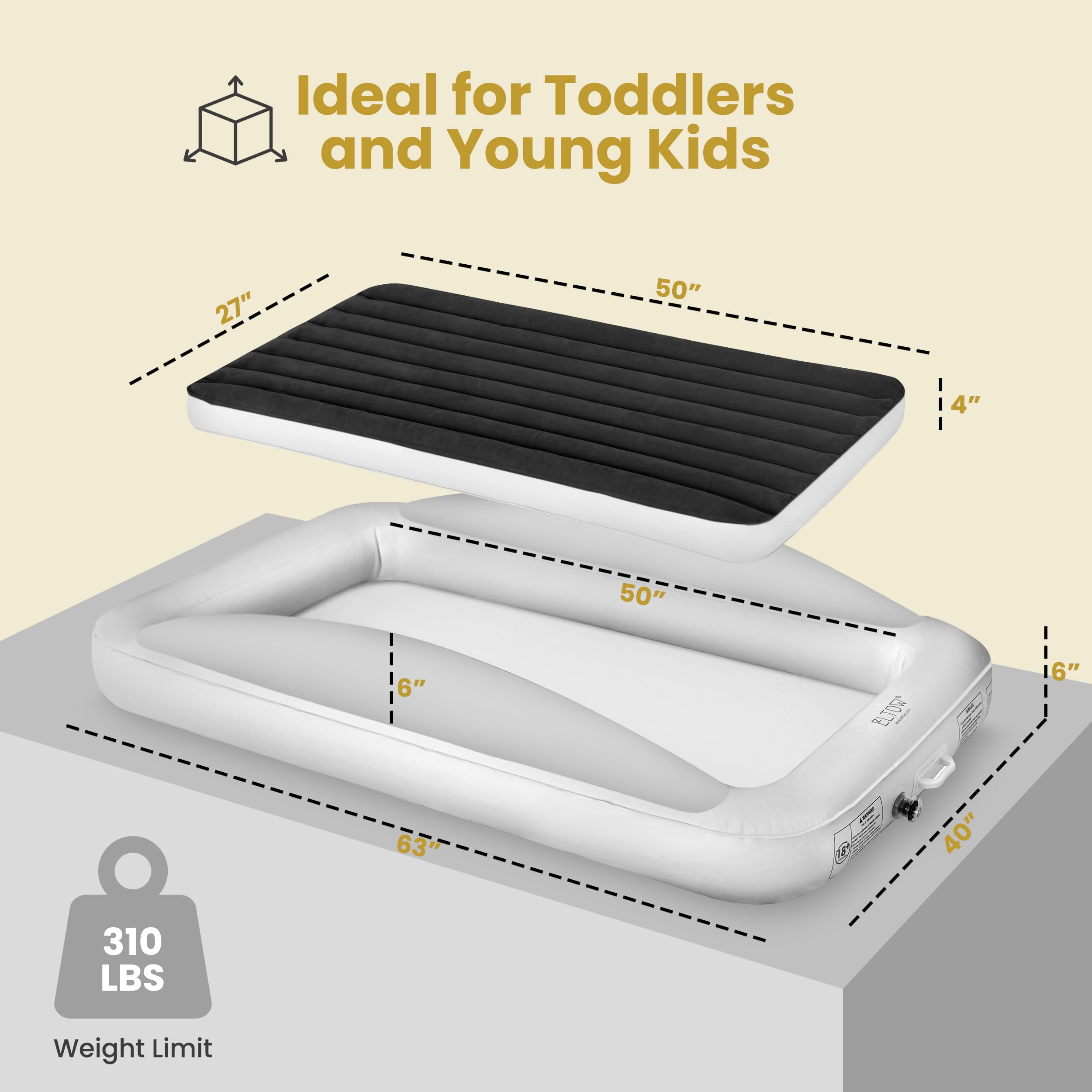ELTOW 8-section mattress design supports even comfort