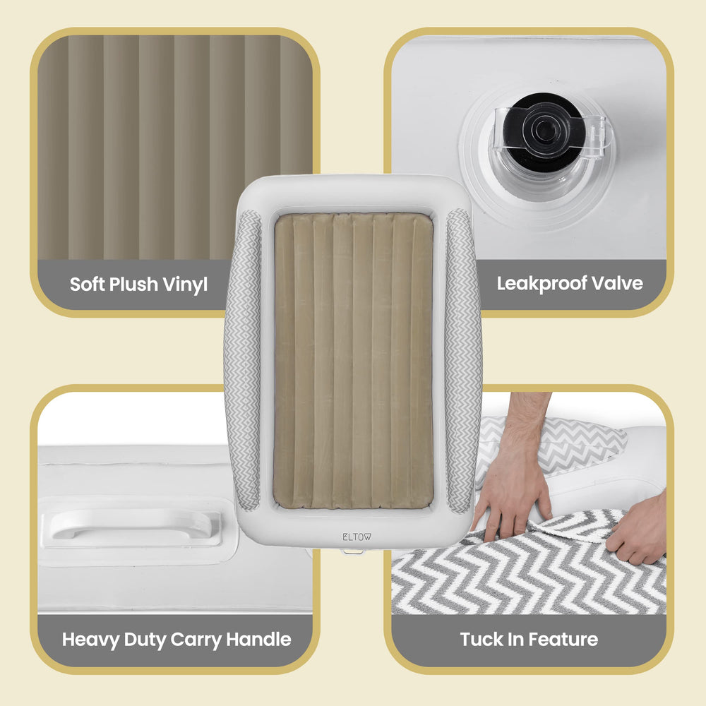 ELTOW detachable mattress makes sheet-tucking easy for tidy sleeping surfaces.