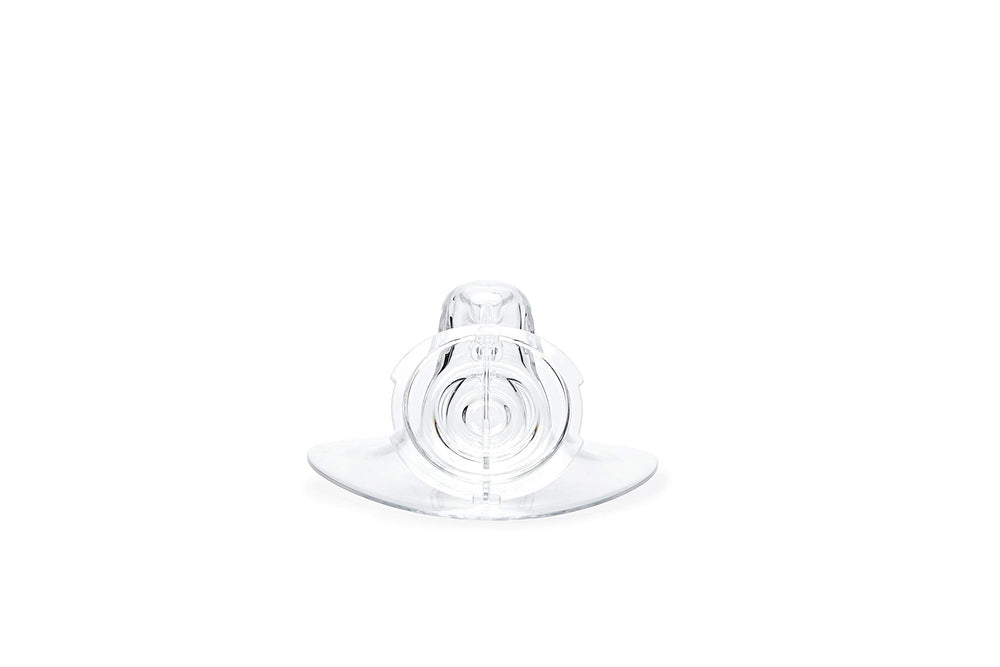 Elvie BPA-free shield close-up emphasizes safe materials and easy cleaning