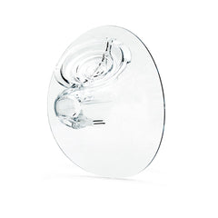 Elvie 24mm breast shield front view, comfortable fit for efficient pumping sessions.