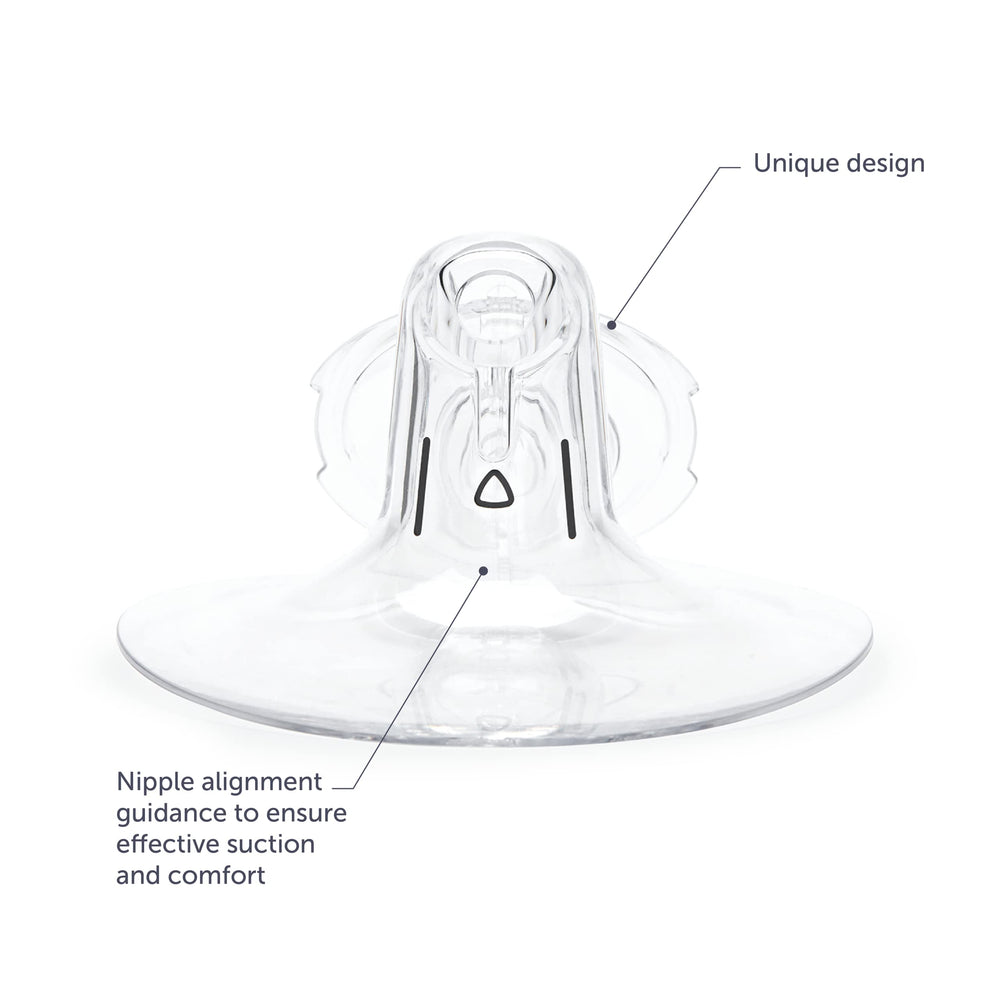 Elvie 24mm two-pack, convenient spare shields for ongoing pumping.