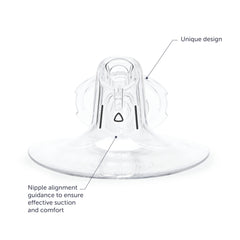 Elvie 24mm two-pack, convenient spare shields for ongoing pumping.