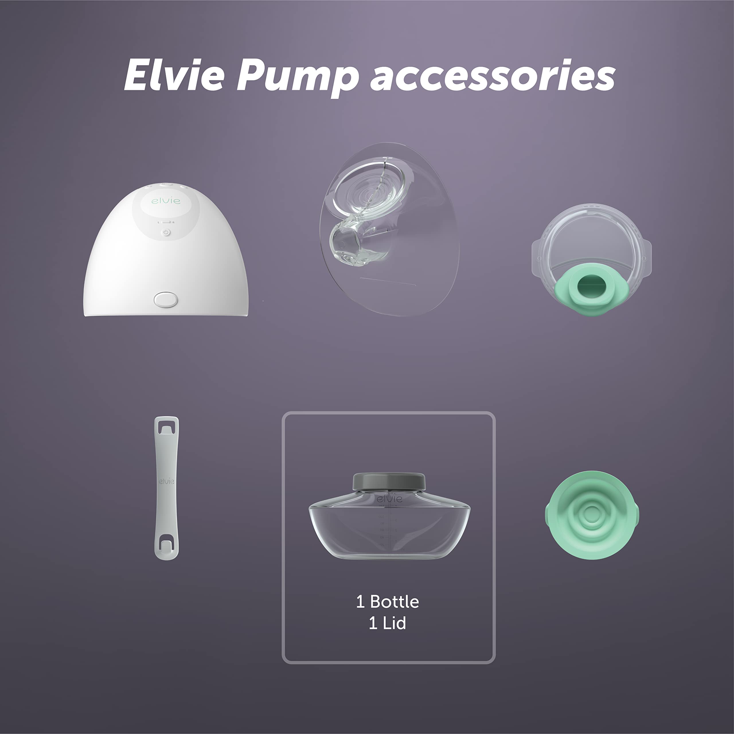 Elvie breastmilk storage bottles include a 90-day warranty for peace of mind.