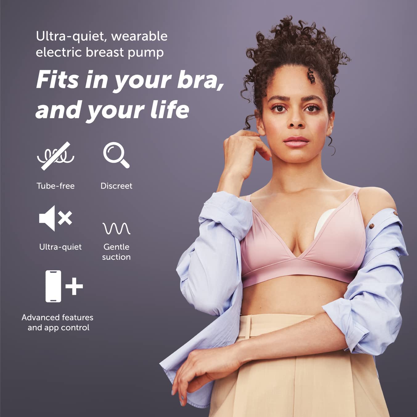 Elvie Pump app monitor-milk-volume lets you track real-time output on the go