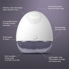 Elvie quiet pump uses piezo discs for near-silent operation.