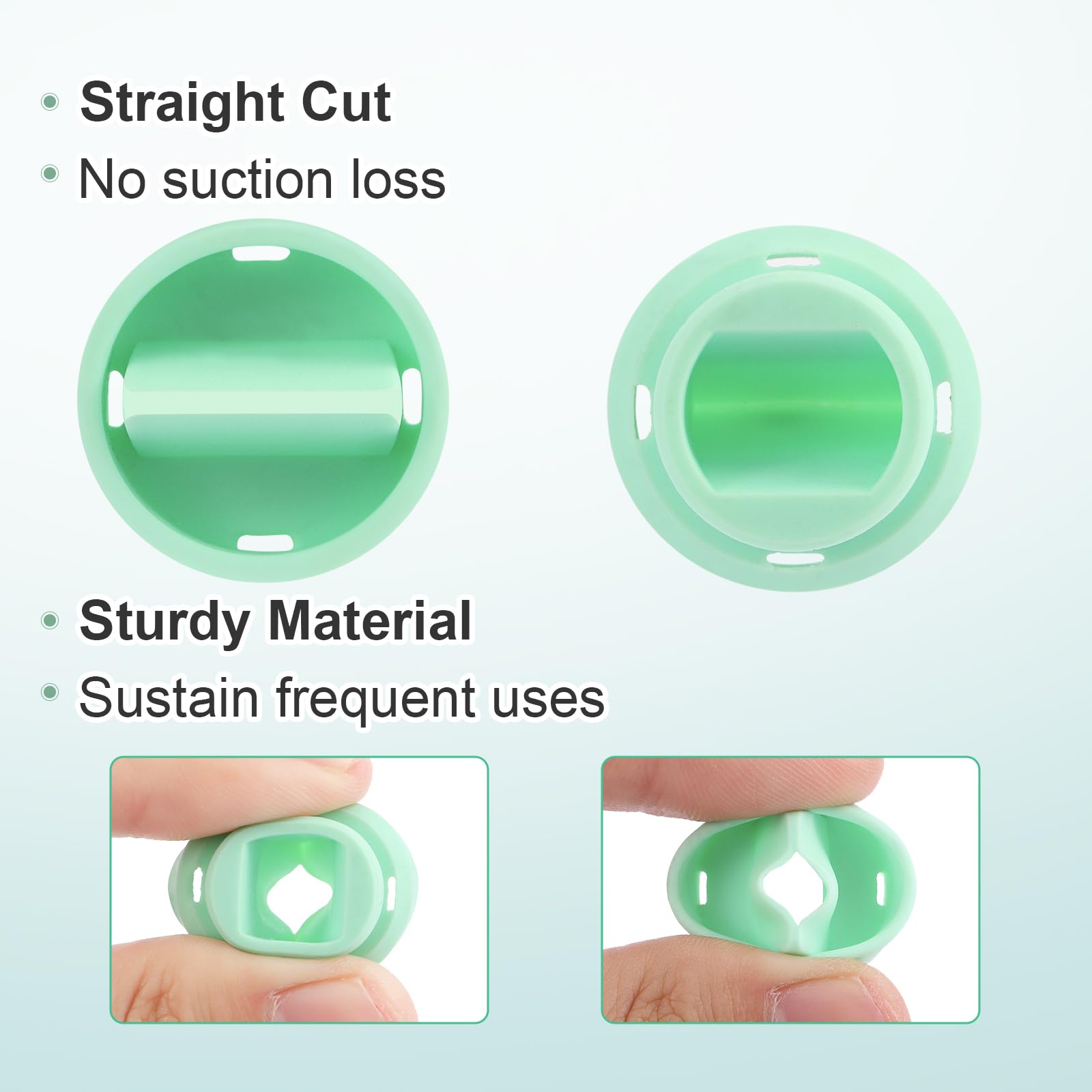 Elvie Stride valve in use demonstrates suction power comparable to OEM valves