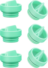 Elvie Stride duckbill valve pack close-up showing six silicone replacements for easy swaps