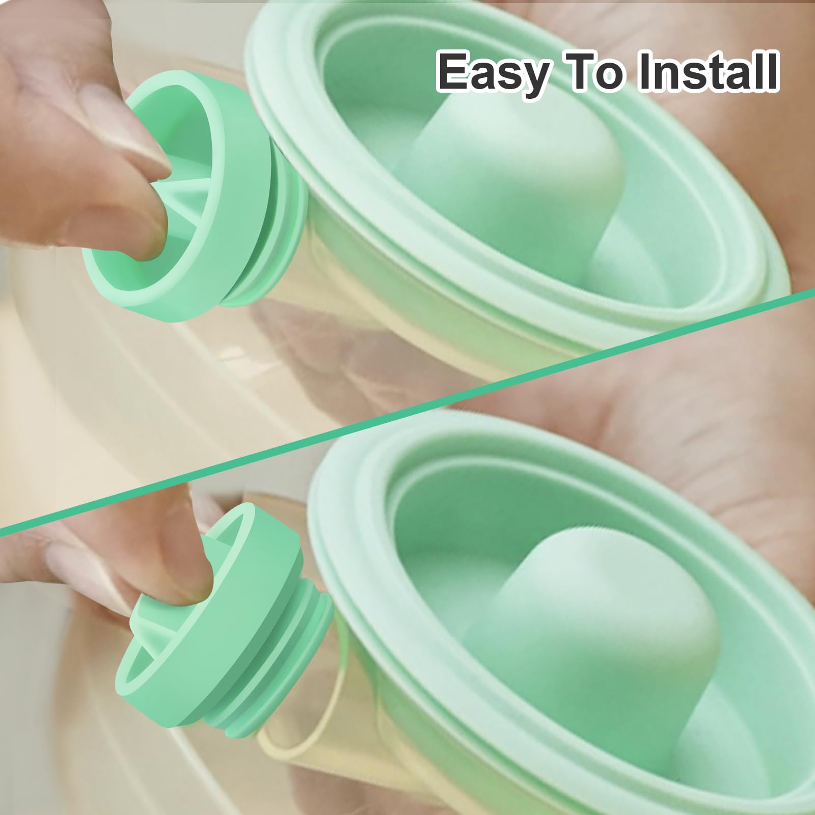 Elvie Stride silicone surface close-up emphasizes easy cleaning and maintenance