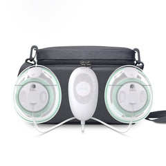 Elvie Stride hands-free wearable pumping while moving.