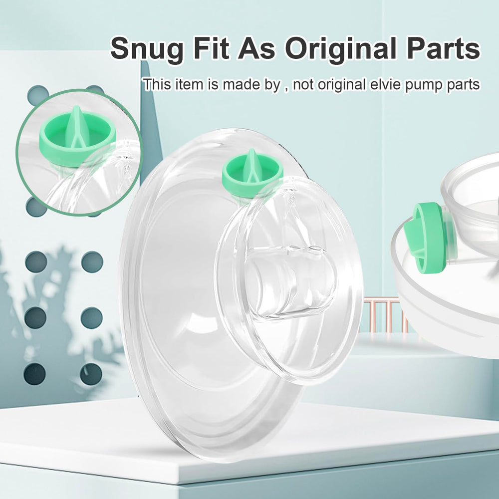 Elvie Stride six-pack valves neatly arranged for quick swaps