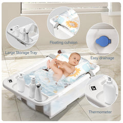 elyelsanns tub features real-time temperature display to monitor water safely
