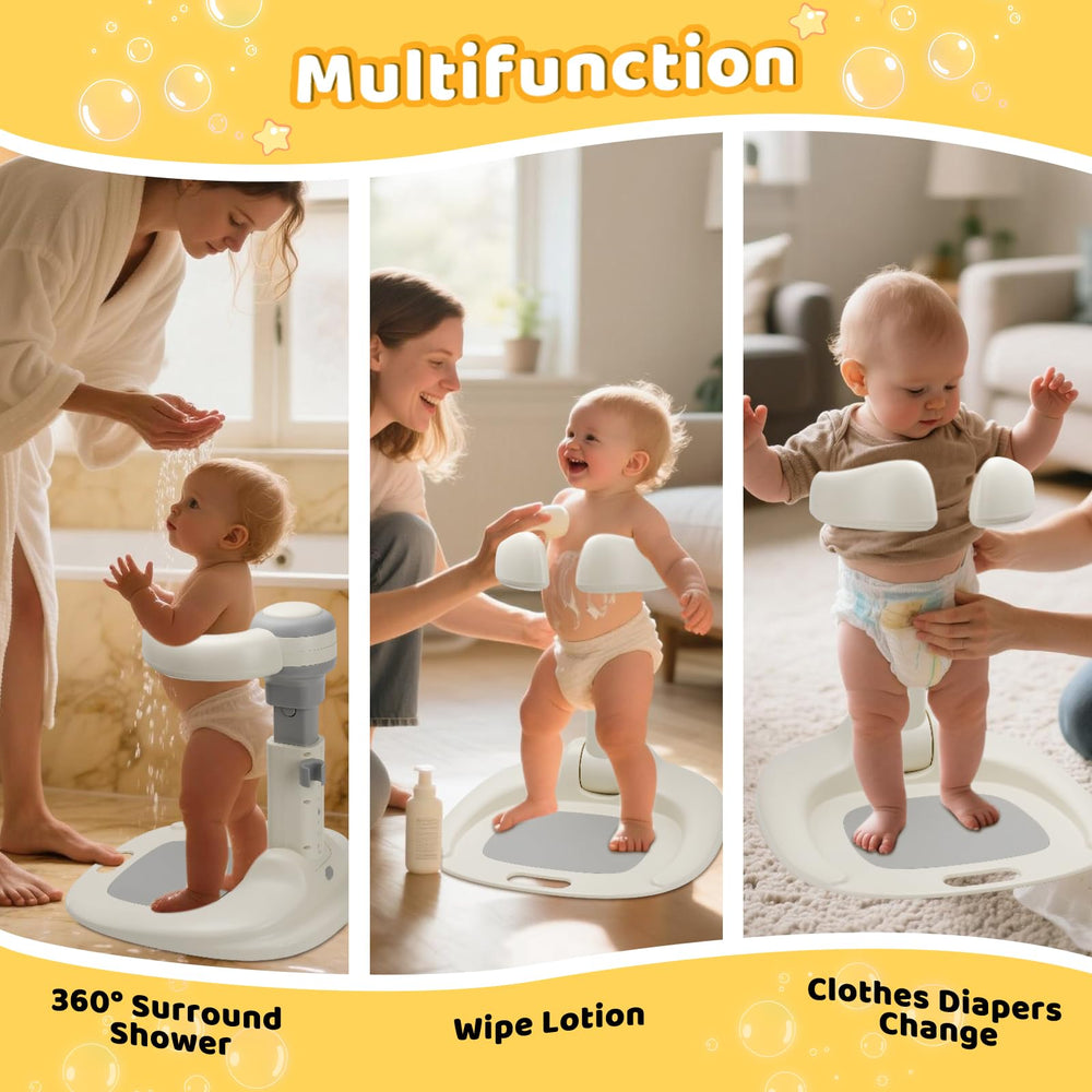 elyelsanns baby shower stand diaper-change-area ready for smoother diaper changes.