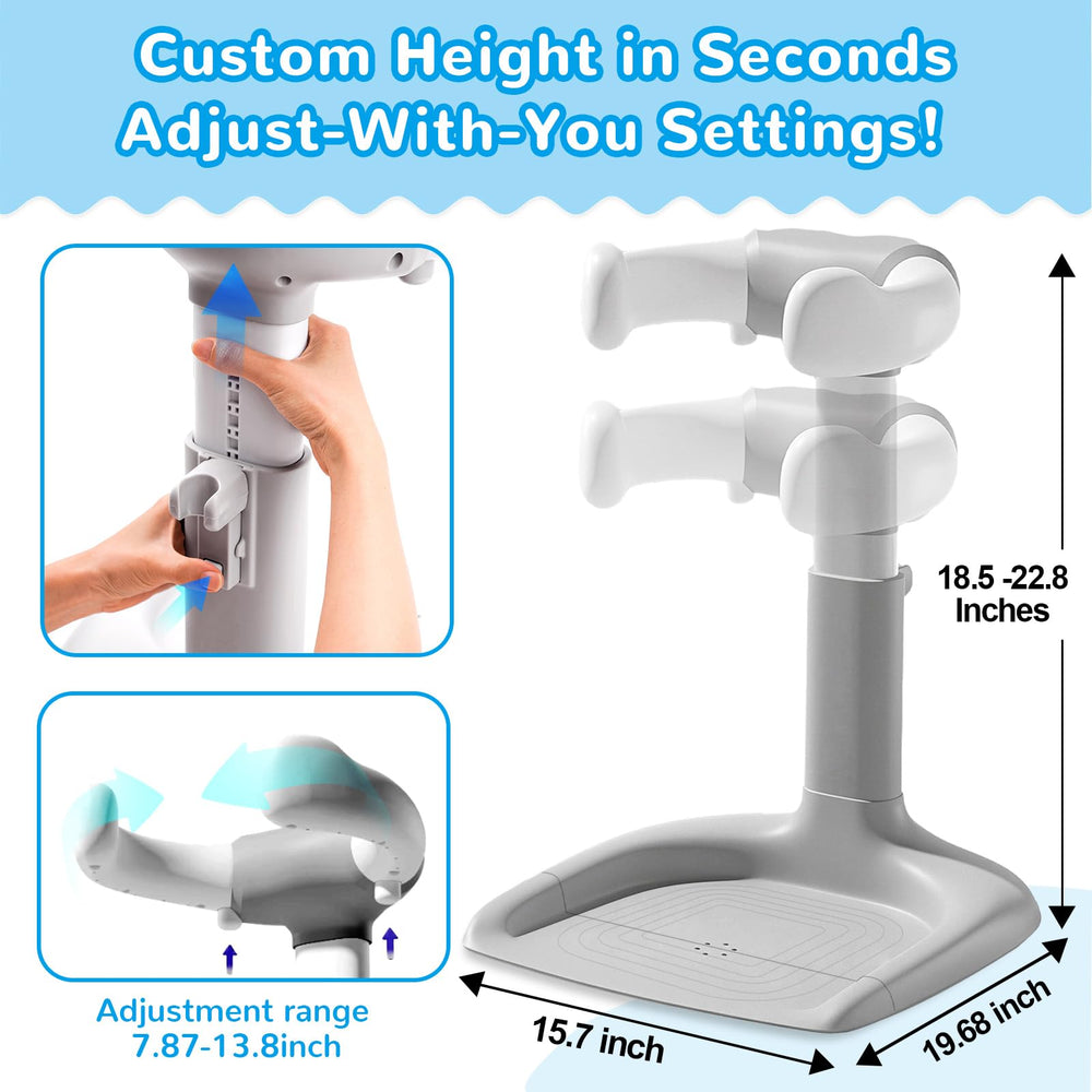 elyelsanns baby shower stand safe ABS material highlights non-toxic construction.