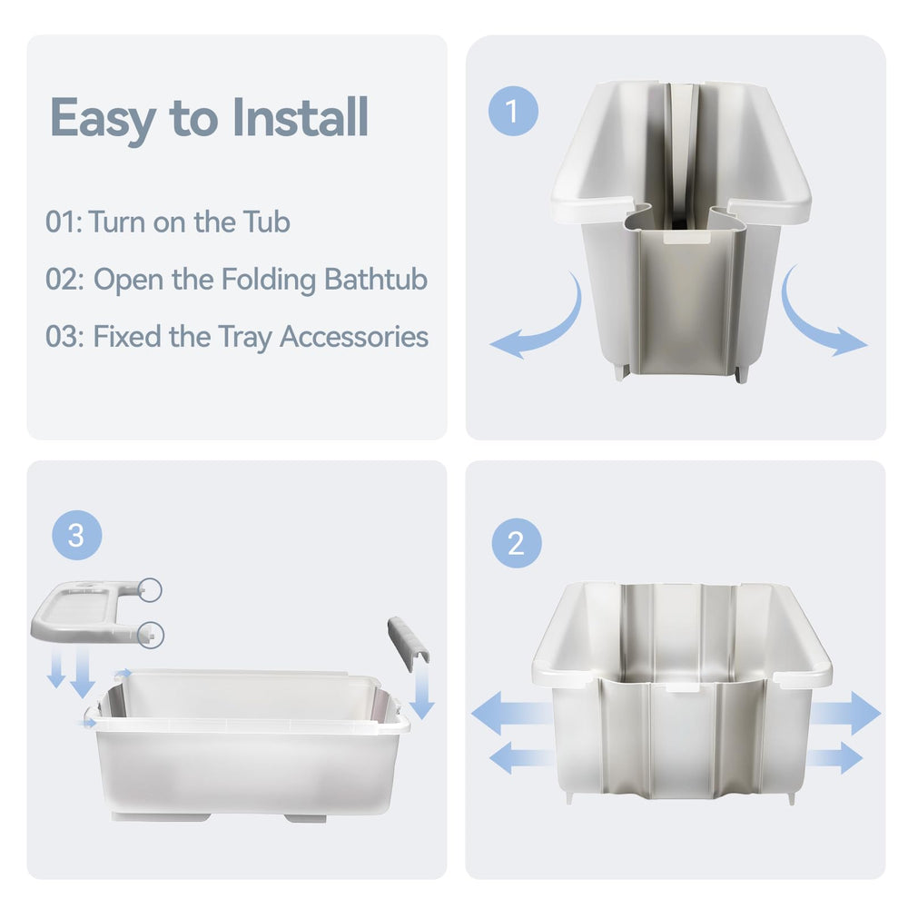 elyelsanns tub includes bottom drain for easy water release