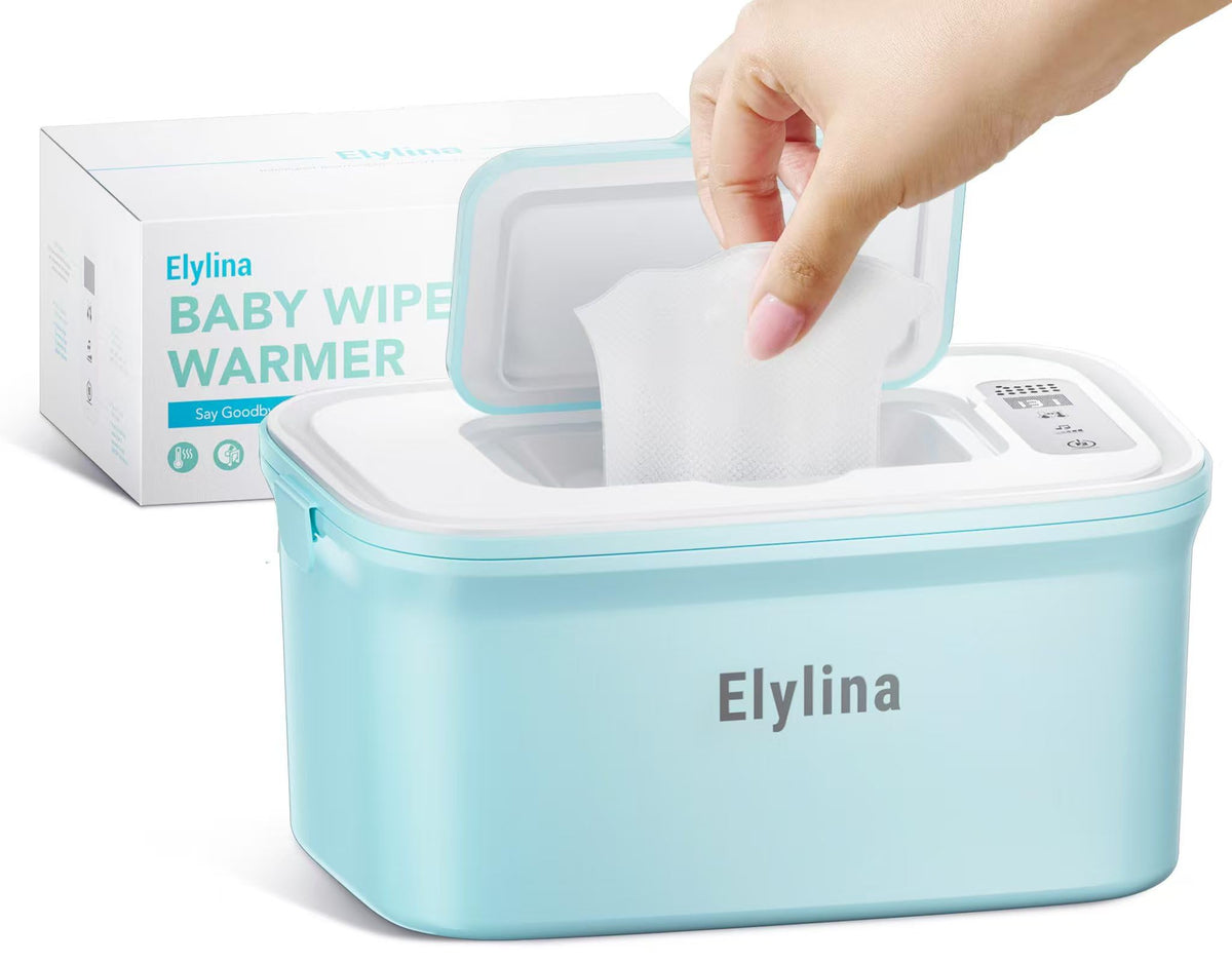 Elylina wipe warmer built-in sounds for calming diaper changes.