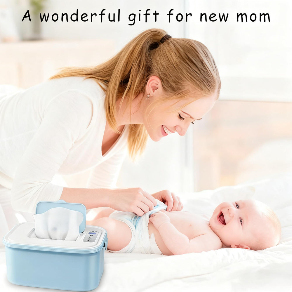 Elylina wipe warmer airtight lid seal preserves moisture and warmth.