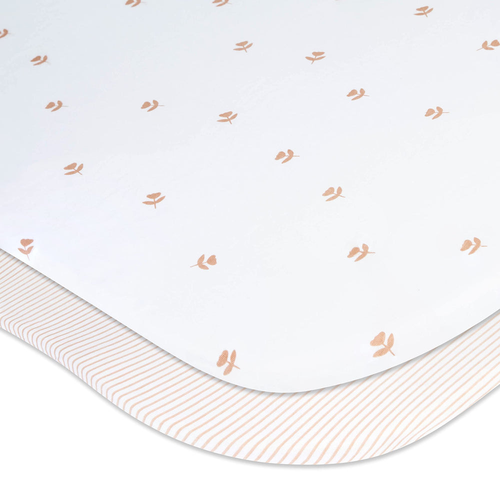 Gift-ready packaging highlights Pink Tulip set for baby showers.
