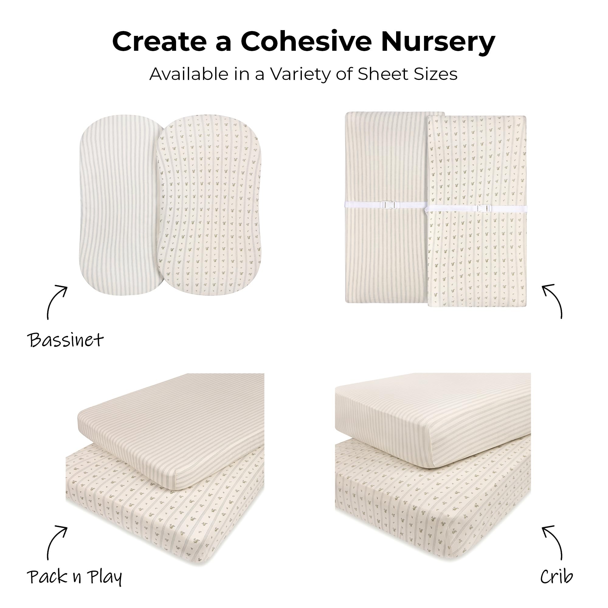 Ely's & Co sheets compatible with Graco Pack n Play