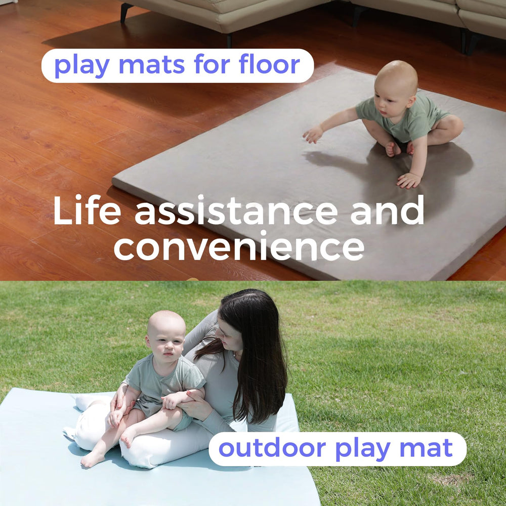 ELYZING 50x50 foam mat easy-clean surface for quick spills and messes