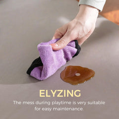 ELYZING 50x50 foam mat with storage strap keeps play area tidy and accessible