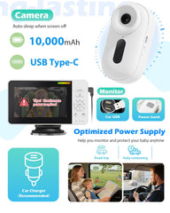 Elzeeo anti-glare monitor provides comfortable daytime viewing.