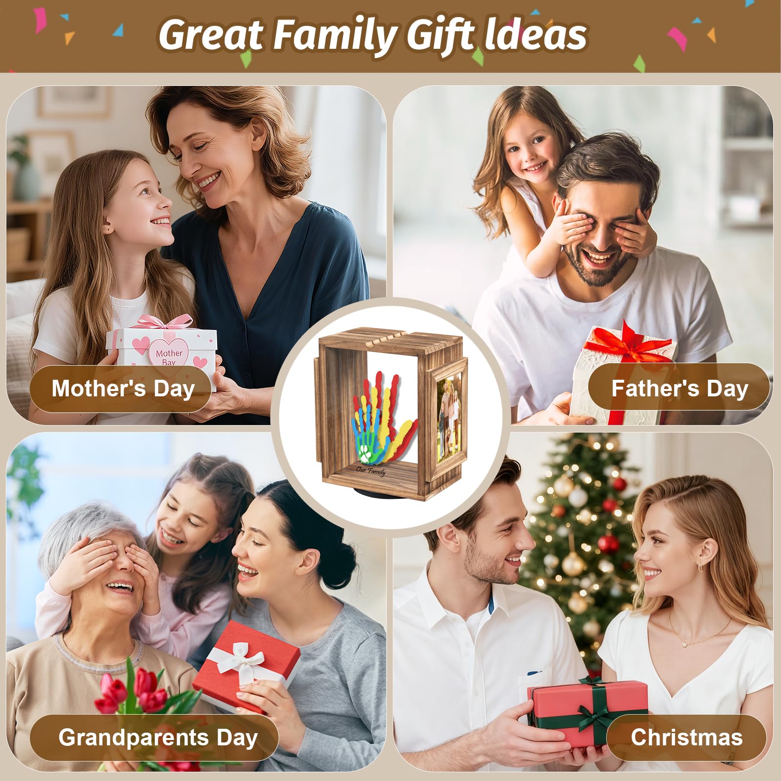 Emfogo gift-ready packaging for baby showers and holidays.