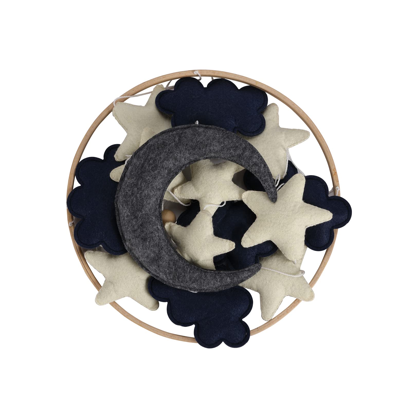 EMMNNIC baby-mobile nursery room visuals add a subtle, stylish nursery accent.