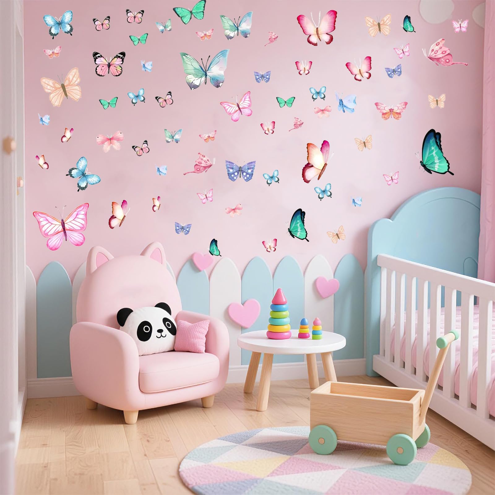 EMPCYDIA 3 sheets create flexible layouts on walls, ceilings, or mirrors.