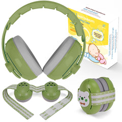 Empireway 2-in-1 baby ear muffs with adjustable headband for growing babies.
