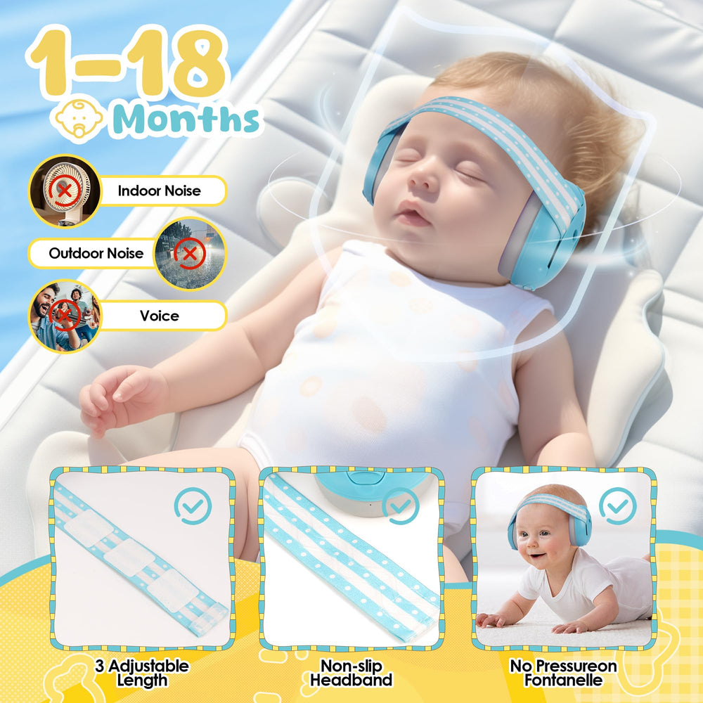 Empireway GS010 soft cushion ear pads blue for all-day wear comfort