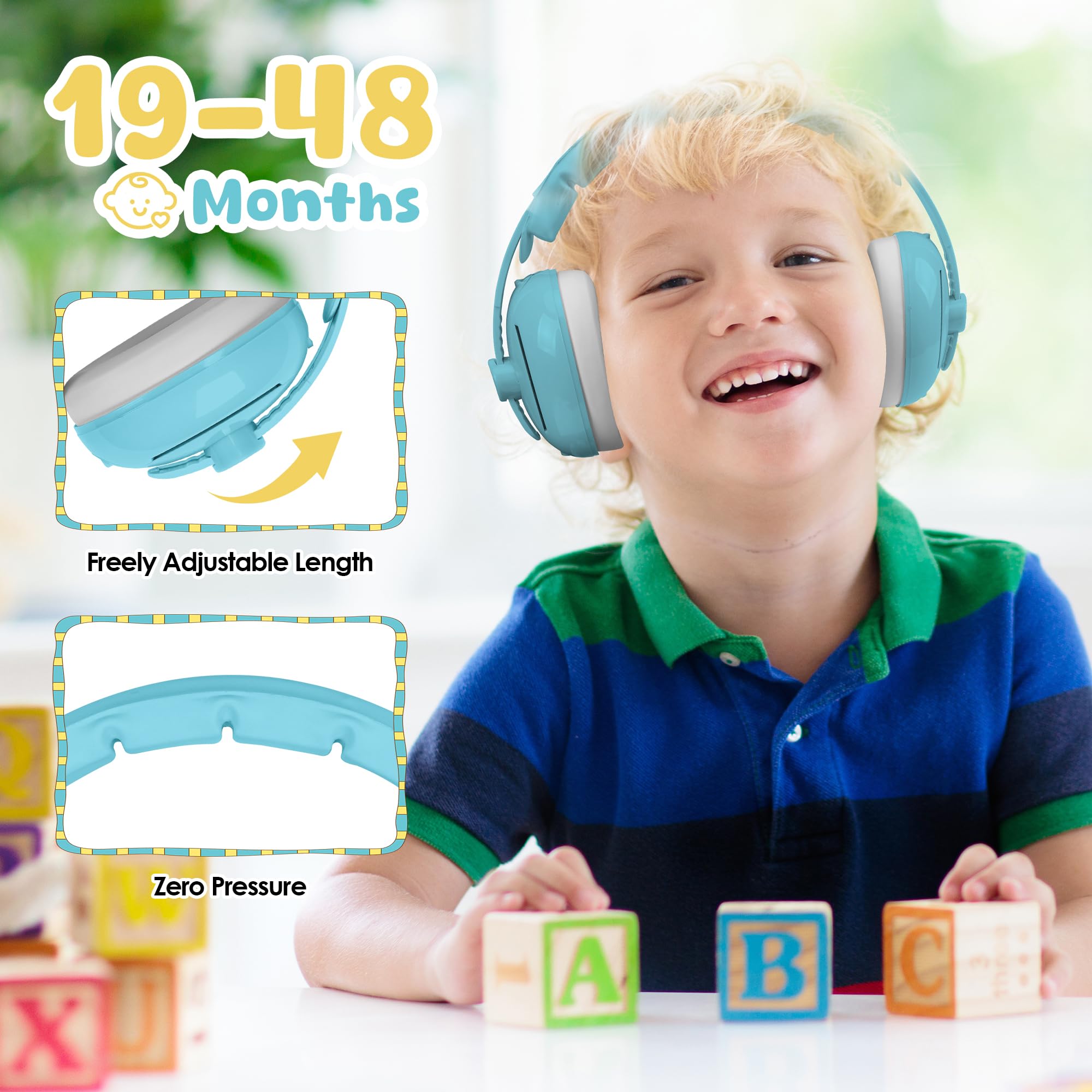 Empireway GS010 two-pair design blue grows with your child