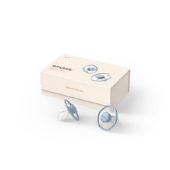 Emulait baby pacifier nipple-texture closeup showcases authentic feel for calm soothing.