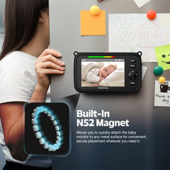 ENCASED HelloBaby monitor case kickstand access keeps the screen upright for quick viewing