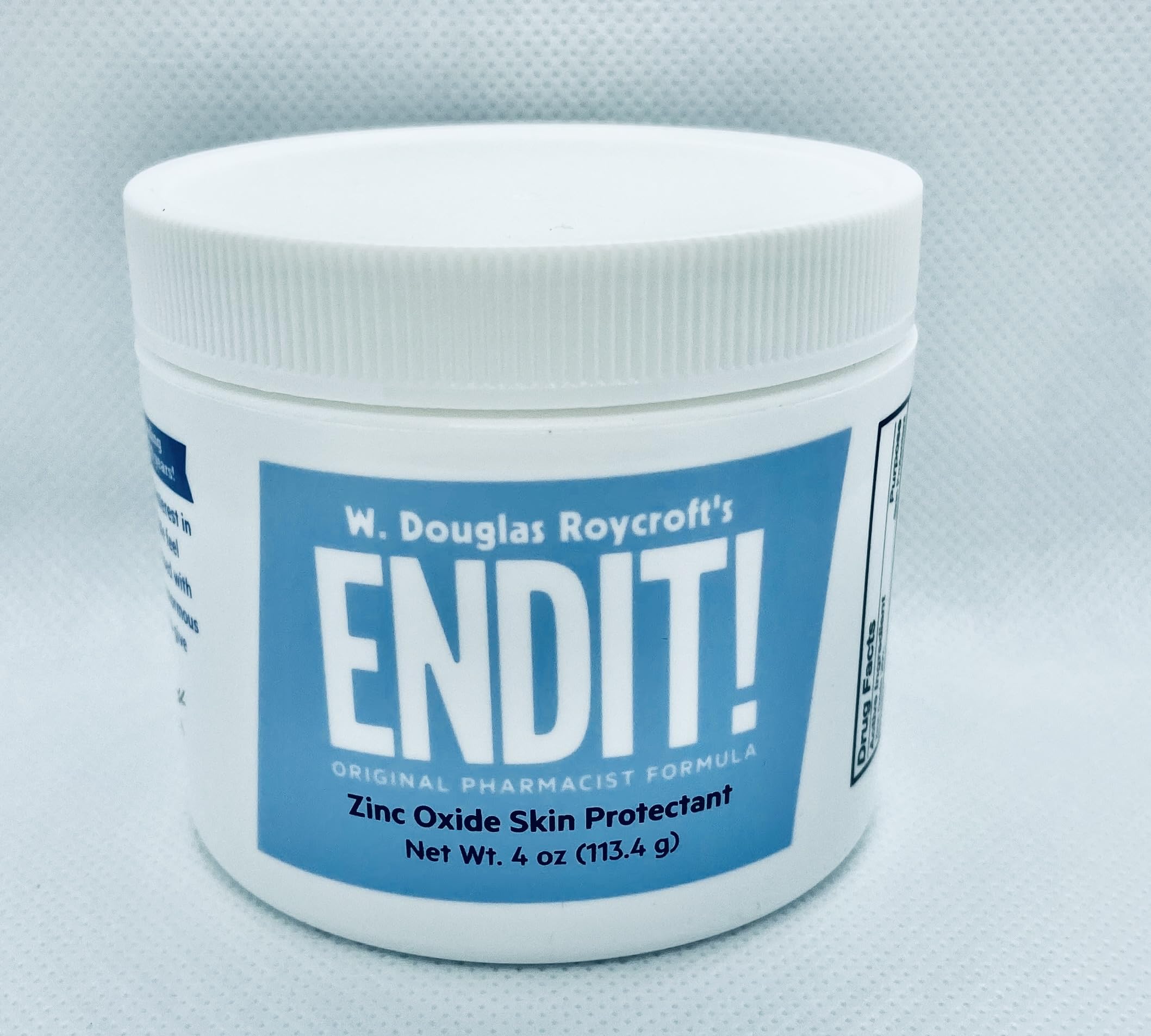 EndIt topical ointment skin barrier 20% zinc oxide offers moisture protection and relief.