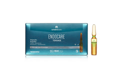 Endocare Tensage Concentrate SCA 50 application routine scene highlighting quick daily use for smoother-looking skin