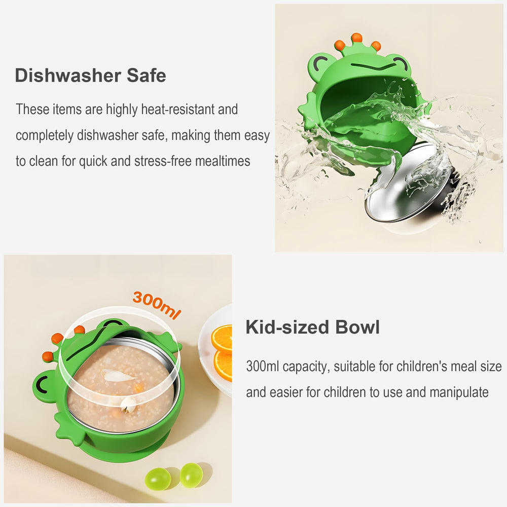 Energevity baby spoon included for gentle, development-friendly feeding.