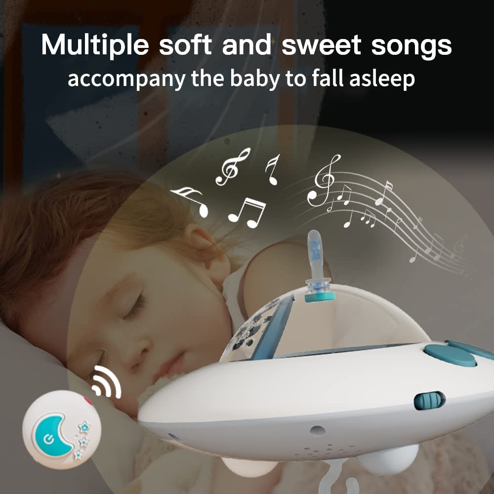 eners crib mobile uses safe ABS materials with secure mounting for peace of mind.