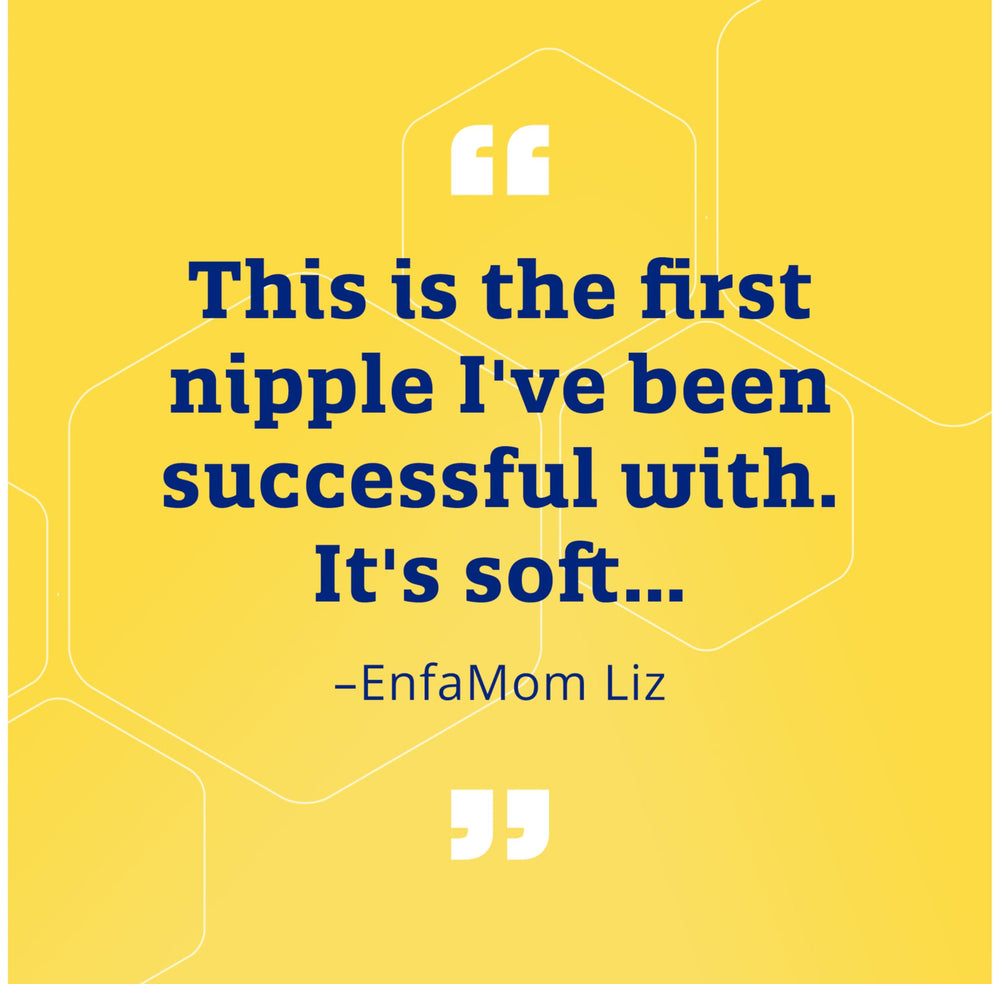 Enfamil Cross Cut Nipples ready-to-use packaging for quick feeds.