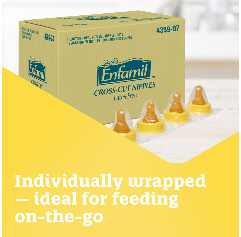 Enfamil Cross Cut Nipples SNAP eligible for budget-conscious families.