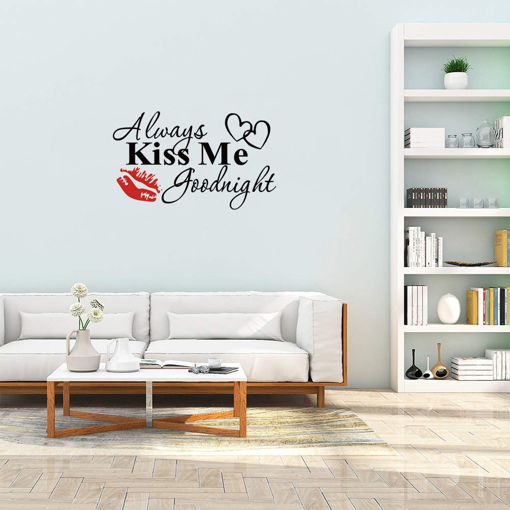 english-love-proverbs-wall-sticker-matte-finish vinyl provides elegant, painted-on look.