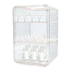 Engorgio baby bottle organizer full view shows easy-access storage on the counter