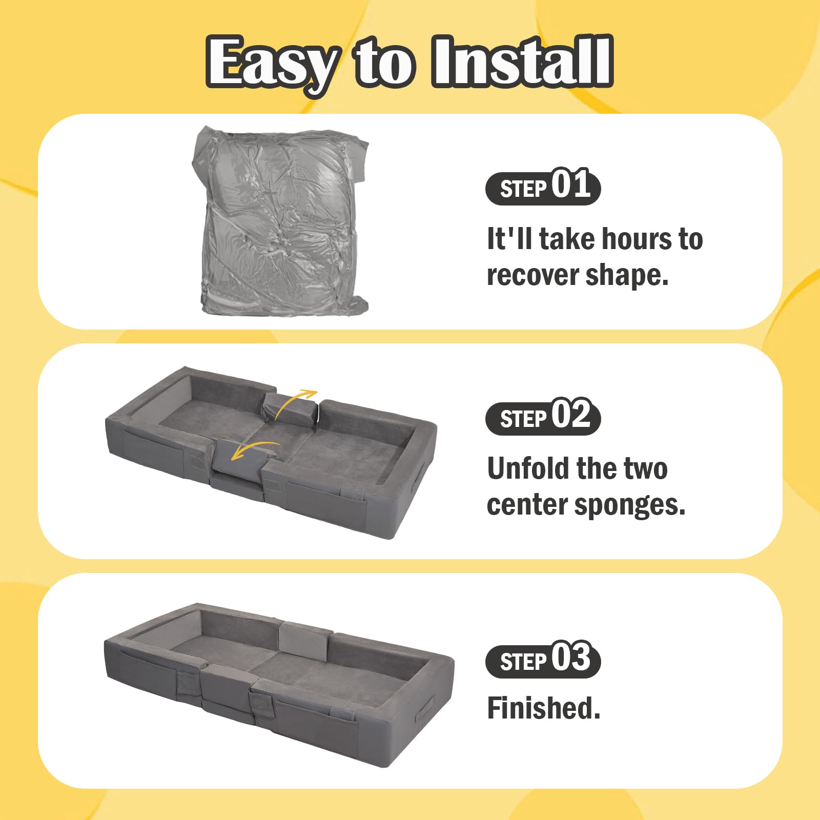 ENITYA lightweight, portable bed is ideal for travel and visits.