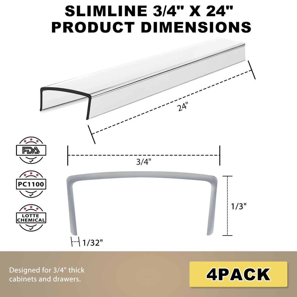 Enjaya edge guard slip-on install demonstrates easy, adhesive-free setup.