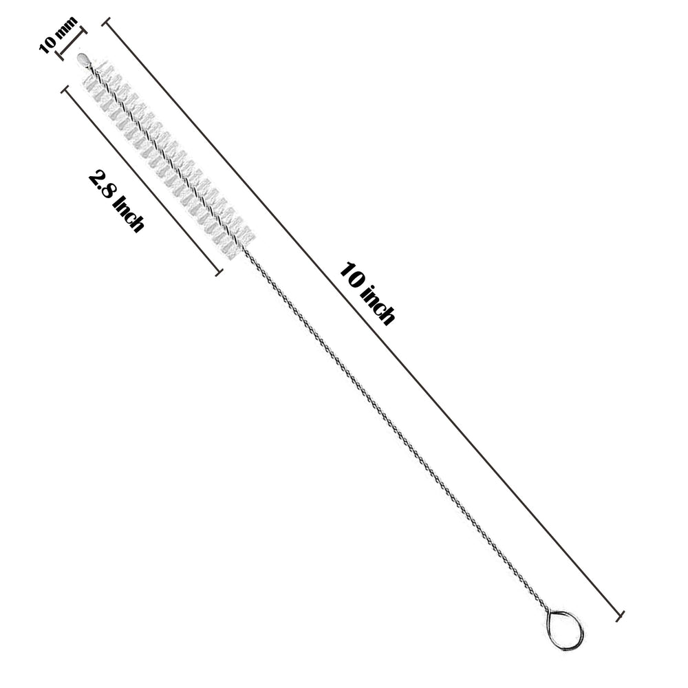 enlpsee straw cleaner bristles spiral design provides thorough inner-wall contact