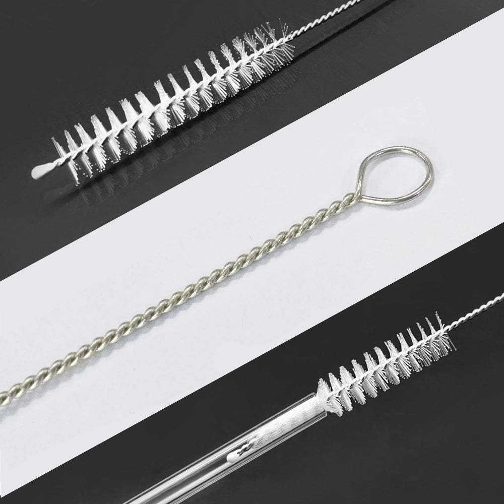 enlpsee straw cleaner handle circular-hole design for easy hanging and drying