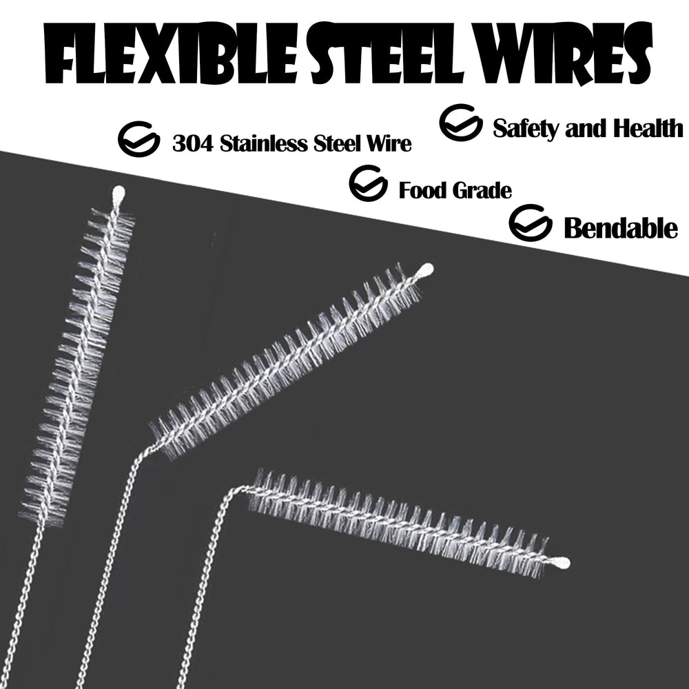 enlpsee straw cleaner protective-head prevents scratches on stainless interiors